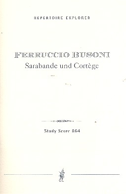 Sarabande und Cortge op.51 fr Orchester Studienpartitur