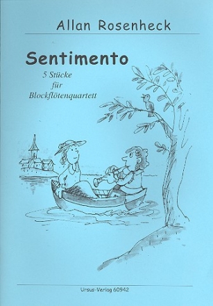 Sentimento  fr 4 Blockflten (SATB) Partitur