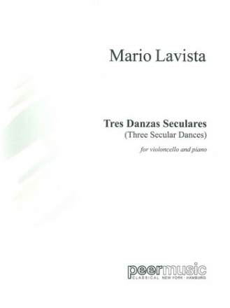 3 Danzas seculares for violoncello and piano