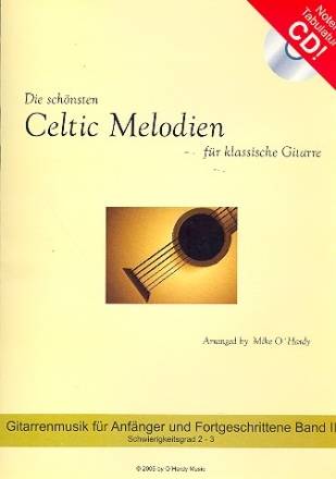 Die schnsten Celtic Melodien Band 2 (+CD): fr Gitarre/Tabulatur