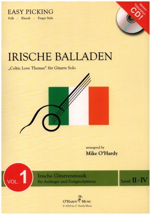 Irische Balladen Band 1 (+CD) fr Gitarre/Tabulatur
