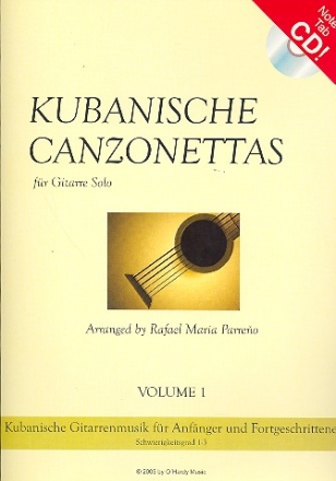 Kubanische Canzonettas Band 1 (+CD) fr Gitarre/Tabulatur