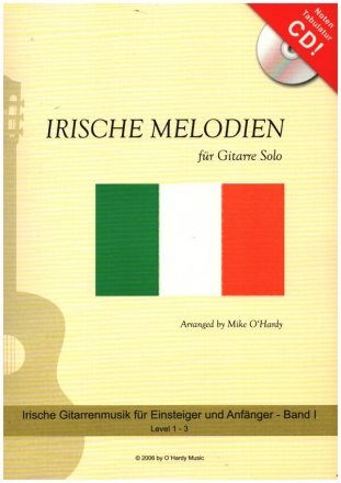 Irische Melodien Band 1 (+CD) fr Gitarre/Tabulatur