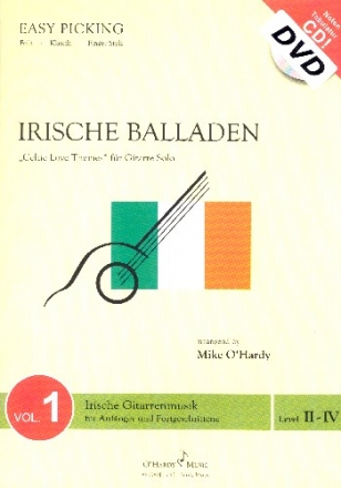 Irische Balladen Band 1 und Band 2 (+2 CD's +DVD): fr Gitarre/Tabulatur