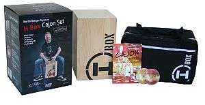 H Box Snare Cajon Set schwarz (Cajon/Tasche/Schule (+CD +DVD)) 