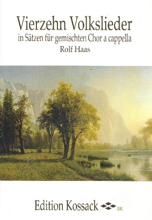 14 Volkslieder fr gem Chor a cappella Partitur