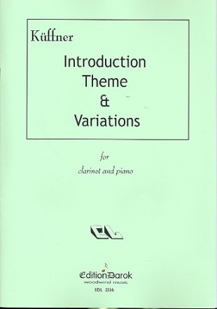 Introduction, Theme und Variations for clarinet and piano