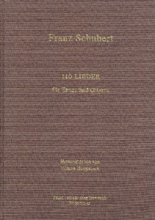 110 Lieder fr Tenor und Gitarre Partitur,  gebunden