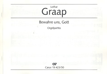 Bewahre uns Gott fr Orgel