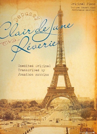 Clair de lune  and  Reverie (+CD) for piano