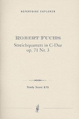 Streichquartett C-Dur Nr.3 op.71 Studienpartitur