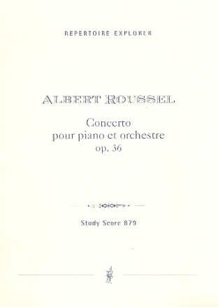 Konzert op.36 fr Klavier und Orchester Studienpartitur