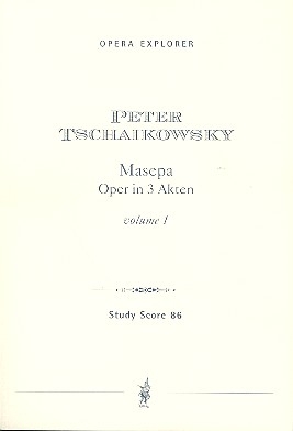 Masepa Studienpartitur (kyr) und Libretto (dt) in 3 Bnden