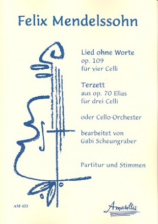 2 Stcke fr 3-4 Violoncelli (Ensemble) Partitur und Stimmen