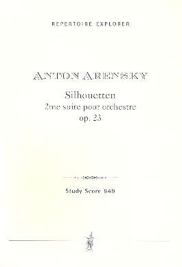 Silhouetten op.23 fr Orchester Studienpartitur