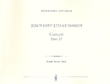 Concert en Re majeur op.21 fr Klavier, Violine und Streichquartett Studienpartitur