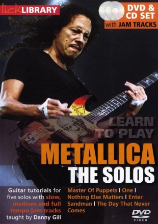 Learn to play Metallica - the Solos DVD-Video + CD Lick Library