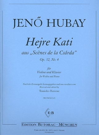Hejre Kati op.32,4 fr Violine und Klavier