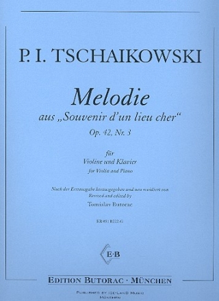 Melodie op.42,3 fr Violine und Klavier