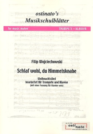 Schlaf wohl du Himmelsknabe du: fr Trompete und Klavier