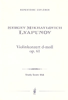 Konzert d-Moll op.61 fr Violine und Orchester Studienpartitur