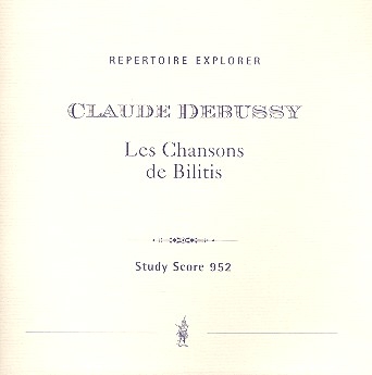 Les chansons de Bilitis fr 2 Flten, 2 Harfen und Celesta Studienpartitur