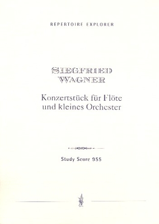 Konzertstck fr Flte und Kammerorchester Studienpartitur