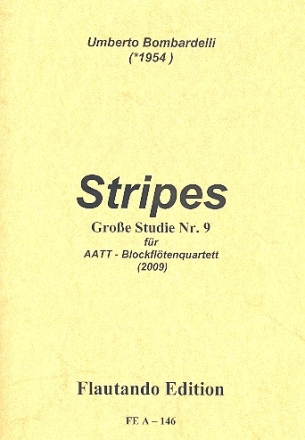 Stripes fr 4 Blockflten (AATT) 4 Spielpartituren