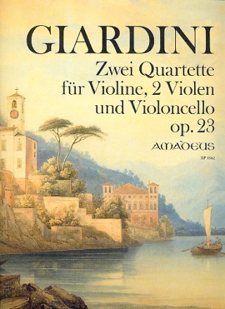 2 Quartette op.23 fr Violine, 2 Violen und Violoncello Partitur und Stimmen