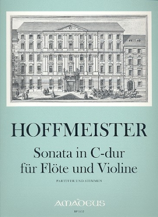 Sonata C-Dur fr Flte und Violine Partitur und Stimmen
