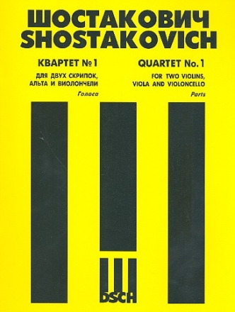 Streichquartett C-Dur Nr.1 op.49  Stimmen