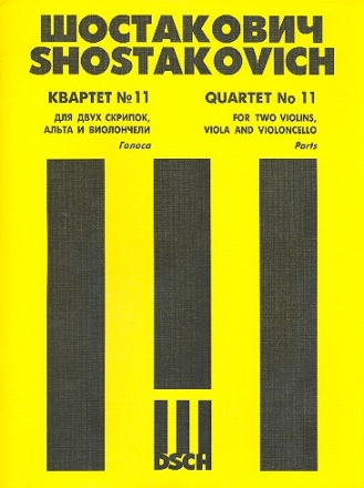 Streichquartett f-Moll Nr.11 op.122  Stimmen