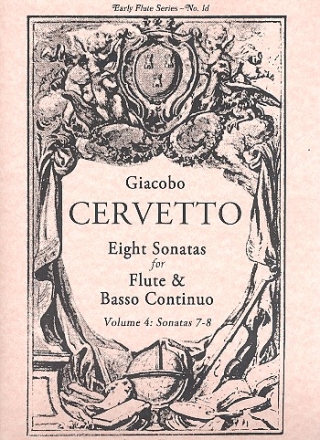 8 Sonatas op.3 vol.4 (nos.7-8) for flute and Bc/harpsichord (cello ad lib) score and parts