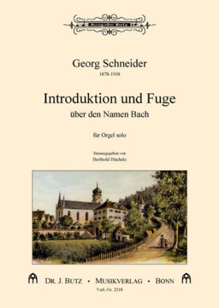 Introduktion und Fuge ber B-A-C-H fr Orgel