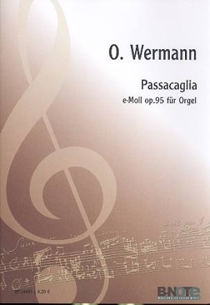 Passacaglia e-Moll op.95 fr Orgel