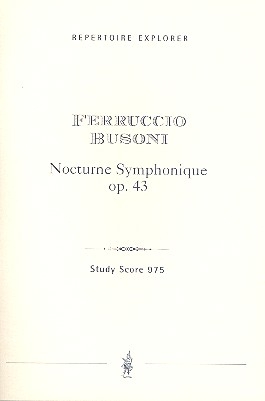 Nocturne symphonique op.43 fr Orchester Studienpartitur