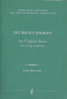 An English Suite  for string orchestra study score