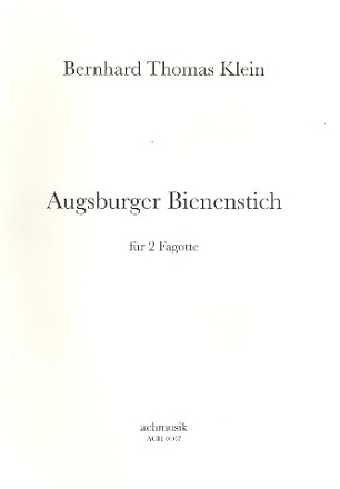 Augsburger Bienenstich fr 2 Fagotte