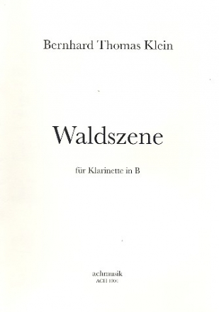 Waldszene fr Klarinette