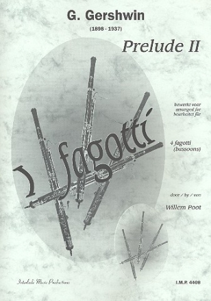 Prelude Nr.2 fr 4 Fagotte Partitur und Stimmen