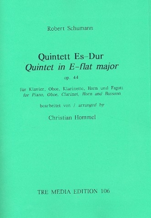 Quintett Es-Dur op.44 fr Oboe, Klarinette, Horn, Fagott und Klavier Partitur und Stimmen