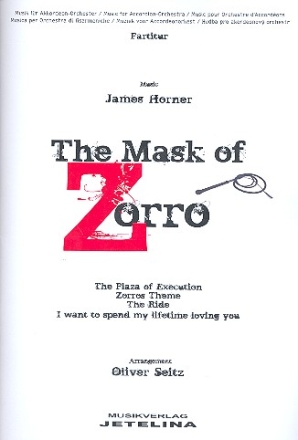 The Mask of Zorro: fr Akkordeonorchester und Percussion Partitur