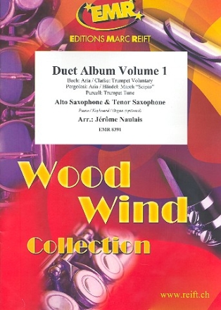 Duet Album vol.1 for 2 saxophones (AT) (piano/keyboard/organ ad lib) 2 scores