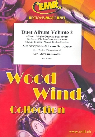 Duet Album vol.2 for 2 saxophones (AT) (piano/keyboard/organ ad lib) 2 scores