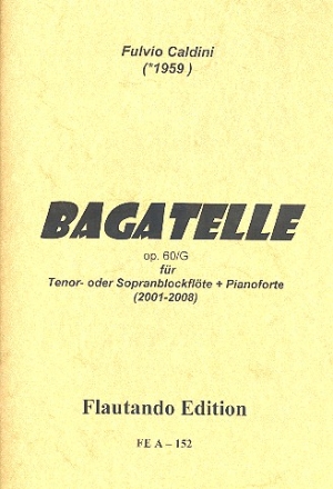 Bagatelle op.60g fr Tenorblockflte (Sopranblockflte) und Klavier