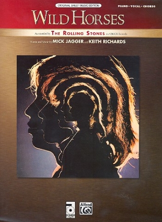 Wild Horses for piano/vocal/ guitar