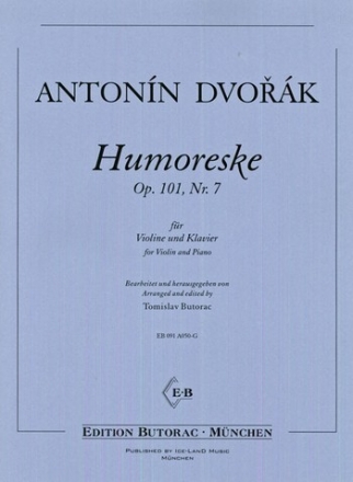 Humoreske op.101,7 fr Violine und Klavier