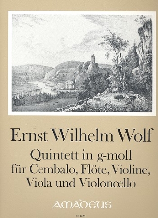 Quintett in g-moll fr Cembalo/Flte/Violine/Viola/Violoncello
