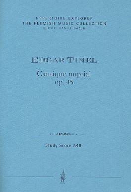 Cantique nupital op.45 fr Sopran (Tenor), Orgel und Harfe (Piano) Studienpartitur