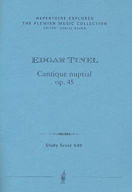 Cantique nupital op.45 fr Sopran (Tenor), Orgel und Harfe (Piano) Studienpartitur